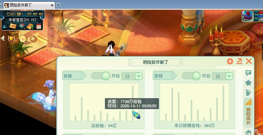 109单开 单日 刷8000W经验，截图留念一下_梦幻西游 | 大神